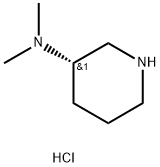 3-Piperidinamine, N,N-dimethyl-, hydrochloride (1:2), (3S)- Struktur