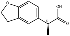 (S)-2-(2,3-Dihydro-1-benzofuran-5-yl)propanoic?acid Struktur