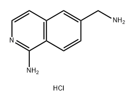 6-Isoquinolinemethanamine, 1-amino-, hydrochloride (1:1) Struktur