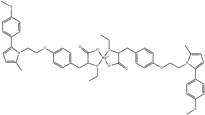 Saroglitazar (Magnesium) Struktur