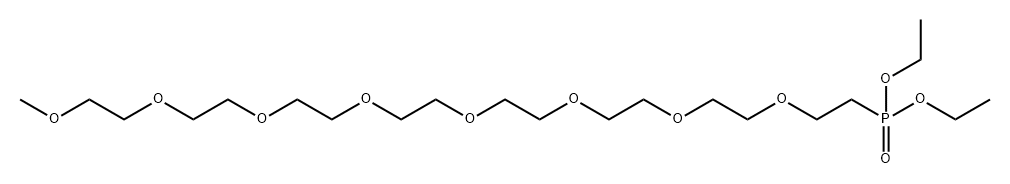 m-PEG8-phosphonic acid ethyl ester Struktur