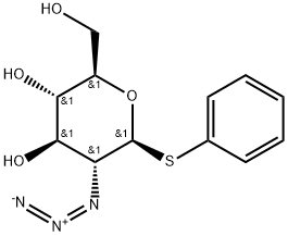 Phenyl2-azido-2-deoxy-1-thio-beta-D-glucopyranoside Struktur