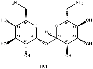 α-D-Glucopyranoside, 6-amino-6-deoxy-α-D-glucopyranosyl 6-amino-6-deoxy-, dihydrochloride (9CI) Struktur