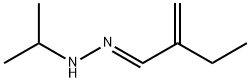 Butanal, 2-methylene-, 2-(1-methylethyl)hydrazone Struktur