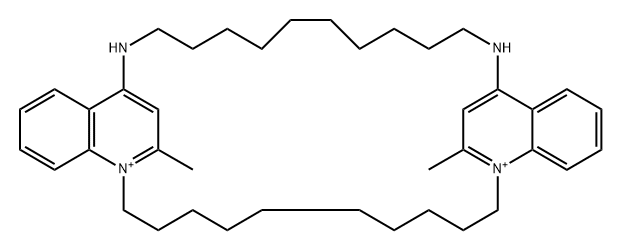 bisdequalinium Struktur