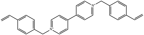 1,1′-Bis[(4-ethenylphenyl)methyl]-4,4′-bipyridinium Struktur