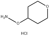 Hydroxylamine, O-(tetrahydro-2H-pyran-4-yl)-, hydrochloride (1:1) Struktur