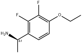 (R)-1-(4-ethoxy-2,3-difluorophenyl)ethan-1-amine Struktur