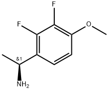 (S)-1-(2,3-difluoro-4-methoxyphenyl)ethan-1-amine Struktur