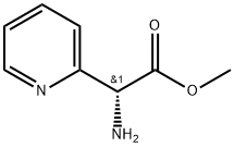 2-Pyridineacetic acid, α-amino-, methyl ester, (αR)- Struktur