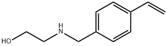 2-[[(4-Ethenylphenyl)methyl]amino]ethanol Struktur