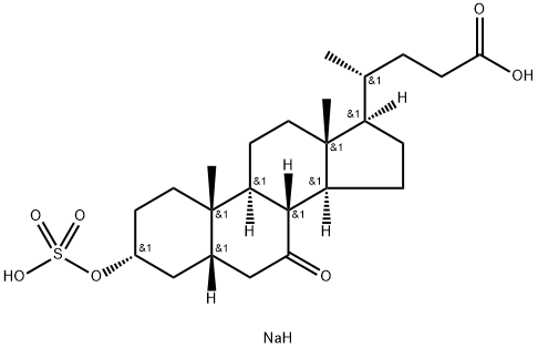 (3α,5β)-7-Oxo-3α-sulfato-5β-cholan-24-oate DisodiuM Salt Struktur