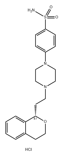 Sonepiprazole hydrochloride Struktur