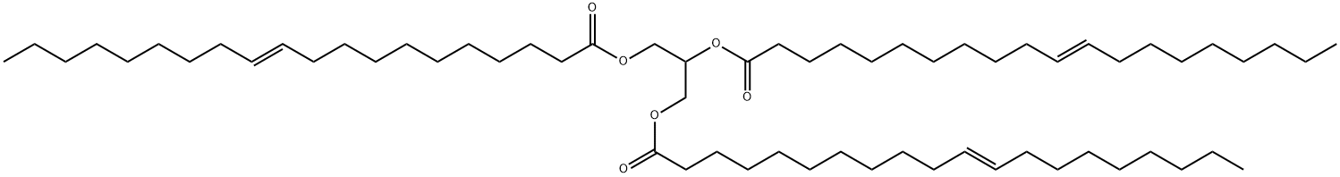 11-Eicosenoic acid, 1,2,3-propanetriyl ester, (all-E)- (9CI) Struktur