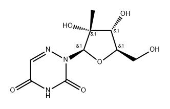 2'--C-Methyl-6-azauridine Struktur