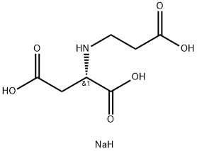 trisodium N-(3-propionato)-.sc.l.sc.-aspartate Struktur