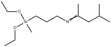 1-Propanamine, 3-(diethoxymethylsilyl)-N-(1,3-dimethylbutylidene)- Struktur