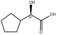 Cyclopentaneacetic acid, α-hydroxy-, (R)- (9CI) Struktur