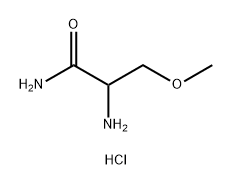 2-amino-3-methoxypropanamide hydrochloride Struktur