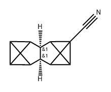 1,2,3:4,5,6-Dimethenopentalene-2(1H)-carbonitrile,hexahydro-,(1-alpha-,2-bta-,3-alpha-,3a-bta-,6a-bta-)-(9CI) Struktur