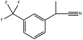 Benzeneacetonitrile, α-methyl-3-(trifluoromethyl)- Struktur