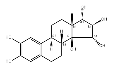 estratriene-2,3,14,15,16,17-hexaol Struktur