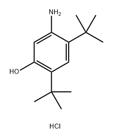 5-Amino-2,4-ditert-butylphenol HCL Struktur