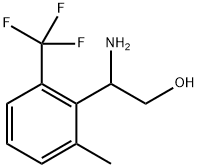 2-amino-2-[2-methyl-6-(trifluoromethyl)phenyl]ethanol Struktur