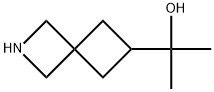 2-(2-azaspiro[3.3]heptan-6-yl)propan-2-ol Struktur