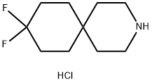 3-Azaspiro[5.5]undecane, 9,9-difluoro-, hydrochloride (1:1) Struktur