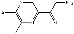 2-amino-1-(5-bromopyrazin-2-yl)ethan-1-one Struktur