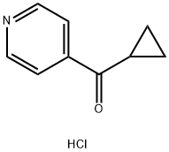 Cyclopropyl(pyridin-4-yl)methanone hydrochloride Struktur
