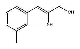 7-methylindole-2-methanol Struktur