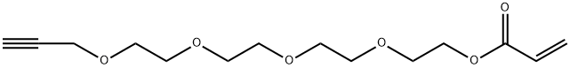 Acrylate-PEG4-Propargyl Struktur