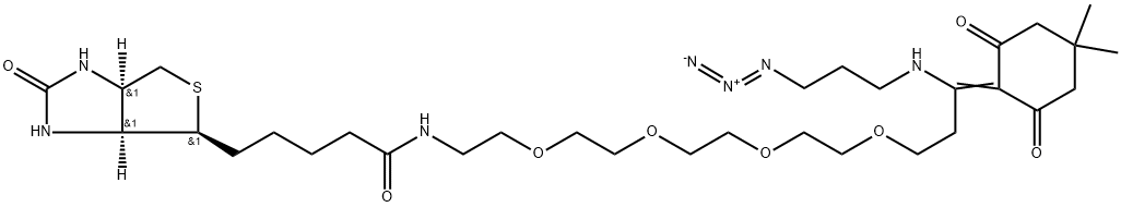 Dde Biotin-PEG4-Azide Struktur