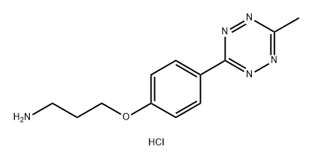 Methyltetrazine-propylamine HCl salt Struktur