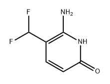 6-amino-5-(difluoromethyl)pyridin-2-ol Struktur