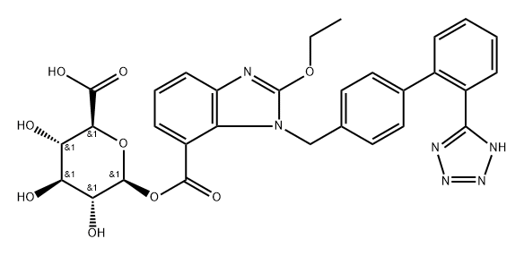 Candesartan Acyl-Glucuronide Struktur