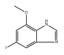 6-iodo-4-methoxy-1H-benzo[d]imidazole Struktur