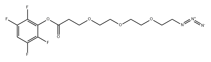 Azido-PEG3-TFP ester Struktur