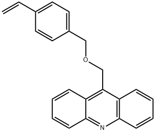 9-[[(4-ethenylphenyl)methoxy]methyl] acridine Struktur