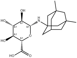 Memantine N-b-D-glucuronide Struktur