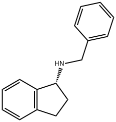 (R)-N-Benzyl-2,3-dihydro-1H-inden-1-amine Struktur