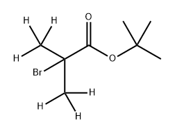 tert-Butyl 2-Bromo-2-methylpropanoate-D6 Struktur