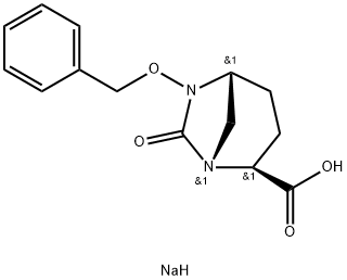 sodium (2S,5R)-6-(benzyloxy)-7-oxo-1,6-diazabicyclo[3.2.1]octane-2-carboxylate Structure