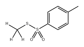 S-Methyl 4-methylbenzenesulfonothioate-d3 Struktur