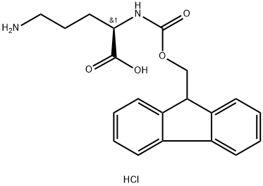 Fmoc-D-Orn-OH.HCl Struktur