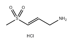 2-Propen-1-amine, 3-(methylsulfonyl)-, hydrochloride (1:1), (2E)- Struktur