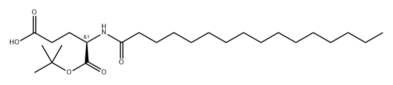 Pal-D-Glu-OtBu Struktur