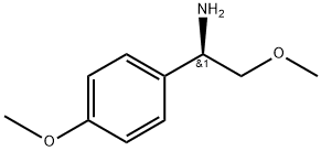 (1R)-2-methoxy-1-(4-methoxyphenyl)ethan-1-amine Struktur